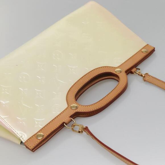 LOUIS VUITTON Monogram Vernis Roxbury Drive Hand Bag Perle M91374 - Picture 6 of 16